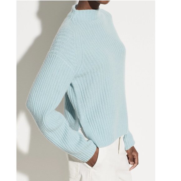 NWT Vince Wool Cashmere Mock Neck Sweater - Picture 5 of 16